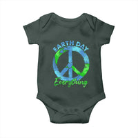 Piece Everyday Earth Day Baby Onesie Peace Sign Positive Vibes