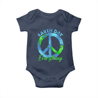 Piece Everyday Earth Day Baby Onesie Peace Sign Positive Vibes