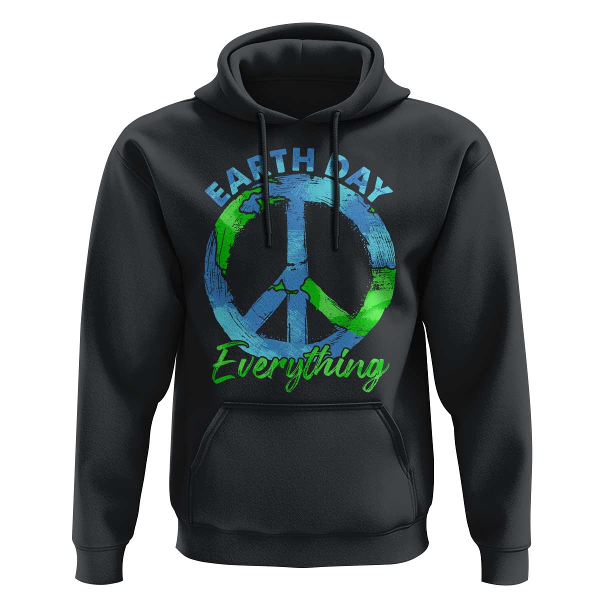Piece Everyday Earth Day Hoodie Peace Sign Positive Vibes