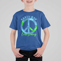 Piece Everyday Earth Day T Shirt For Kid Peace Sign Positive Vibes