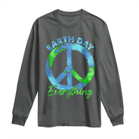 Piece Everyday Earth Day Long Sleeve Shirt Peace Sign Positive Vibes