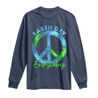 Piece Everyday Earth Day Long Sleeve Shirt Peace Sign Positive Vibes