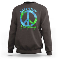 Piece Everyday Earth Day Sweatshirt Peace Sign Positive Vibes