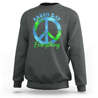 Piece Everyday Earth Day Sweatshirt Peace Sign Positive Vibes