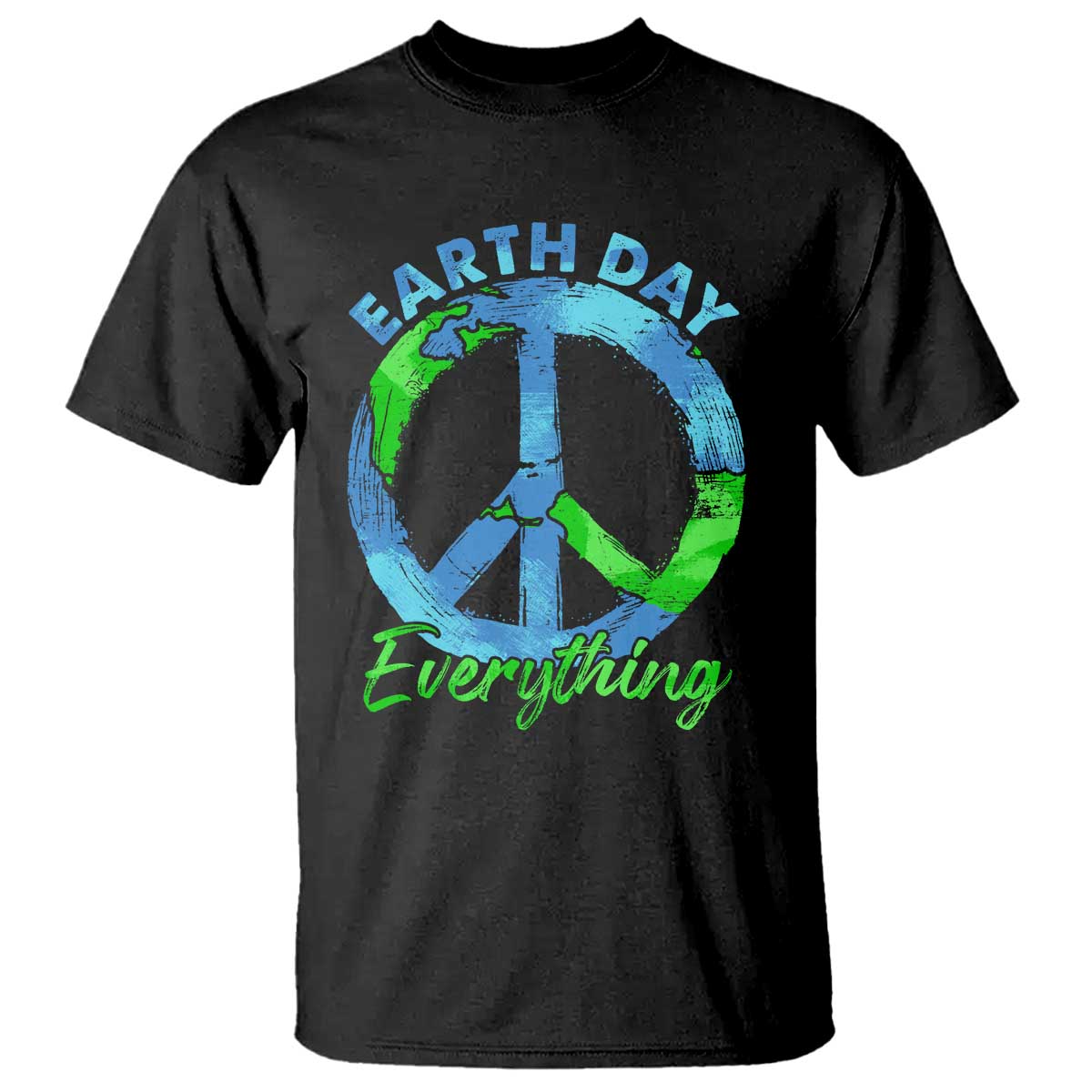 Piece Everyday Earth Day T Shirt Peace Sign Positive Vibes