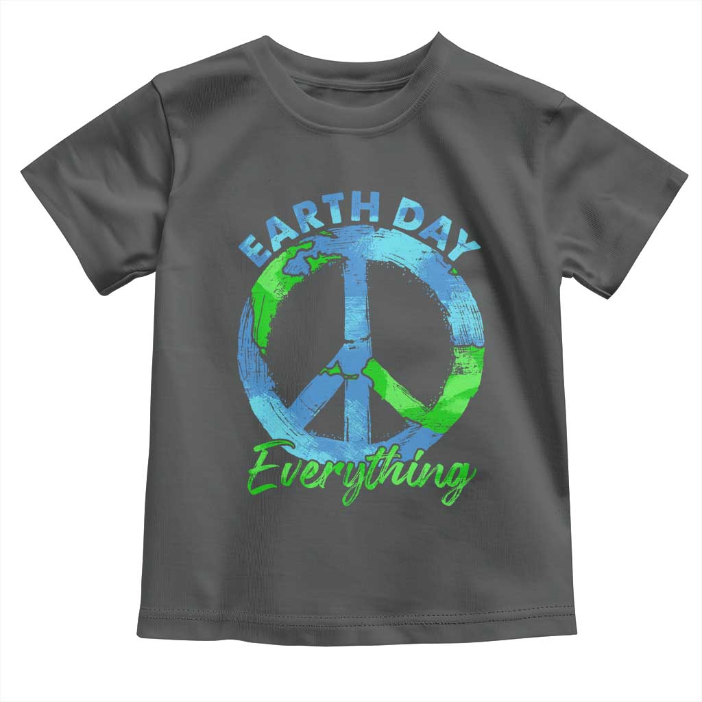 Piece Everyday Earth Day Toddler T Shirt Peace Sign Positive Vibes