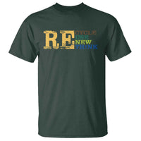 Retro Earth Day T Shirt Recycle Reuse Renew Rethink Protect Earth