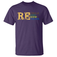 Retro Earth Day T Shirt Recycle Reuse Renew Rethink Protect Earth