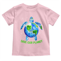 Earth Day 2025 Toddler T Shirt Save The Planet Sea Turtle Recycle Ocean Environment TS10