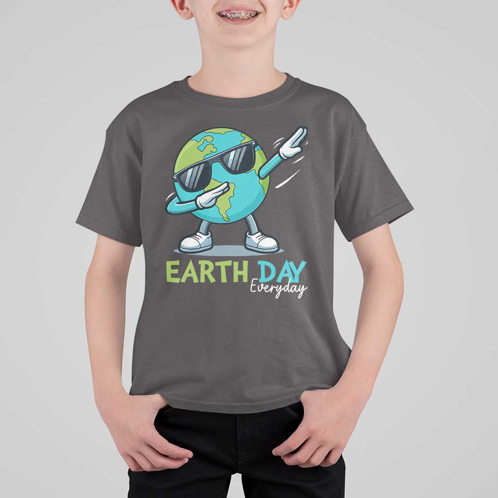 Dabbing Earth Day T Shirt For Kid Everyday Positive Vibes Nature Lover Gifts