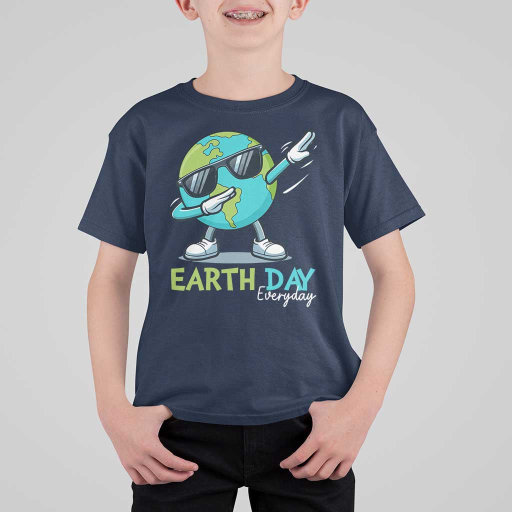 Dabbing Earth Day T Shirt For Kid Everyday Positive Vibes Nature Lover Gifts