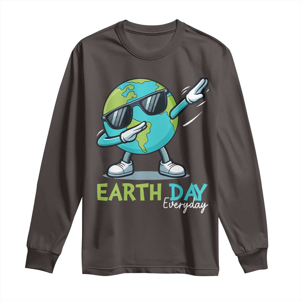 Dabbing Earth Day Long Sleeve Shirt Everyday Positive Vibes Nature Lover Gifts