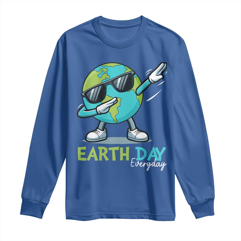 Dabbing Earth Day Long Sleeve Shirt Everyday Positive Vibes Nature Lover Gifts