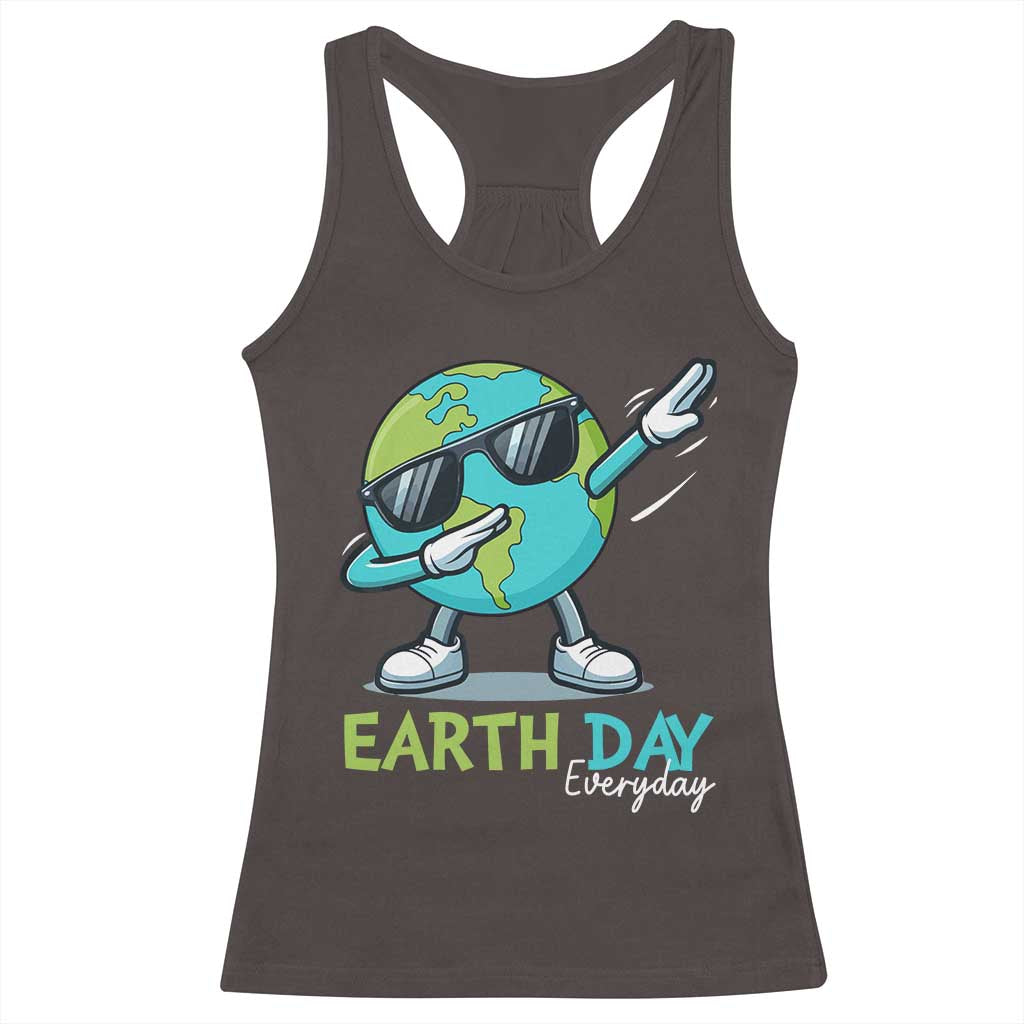 Dabbing Earth Day Racerback Tank Top Everyday Positive Vibes Nature Lover Gifts
