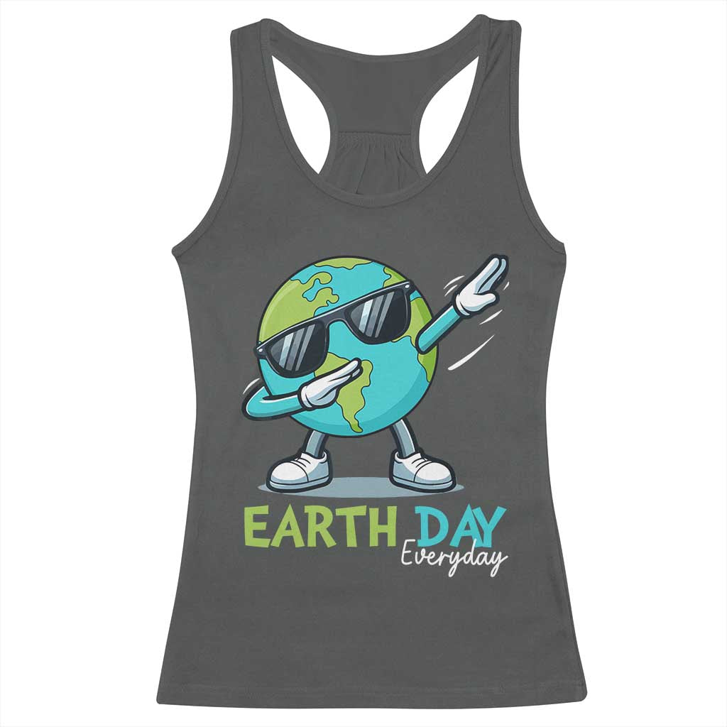 Dabbing Earth Day Racerback Tank Top Everyday Positive Vibes Nature Lover Gifts