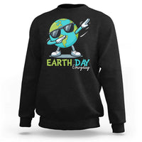 Dabbing Earth Day Sweatshirt Everyday Positive Vibes Nature Lover Gifts