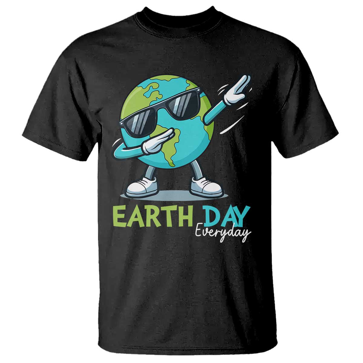 Dabbing Earth Day T Shirt Everyday Positive Vibes Nature Lover Gifts