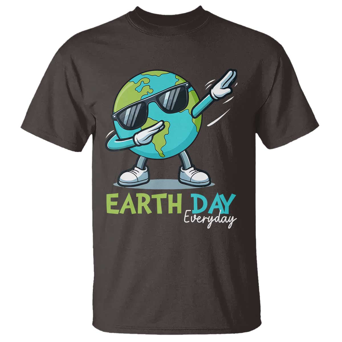 Dabbing Earth Day T Shirt Everyday Positive Vibes Nature Lover Gifts