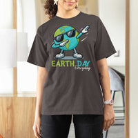 Dabbing Earth Day T Shirt For Women Everyday Positive Vibes Nature Lover Gifts
