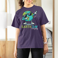 Dabbing Earth Day T Shirt For Women Everyday Positive Vibes Nature Lover Gifts