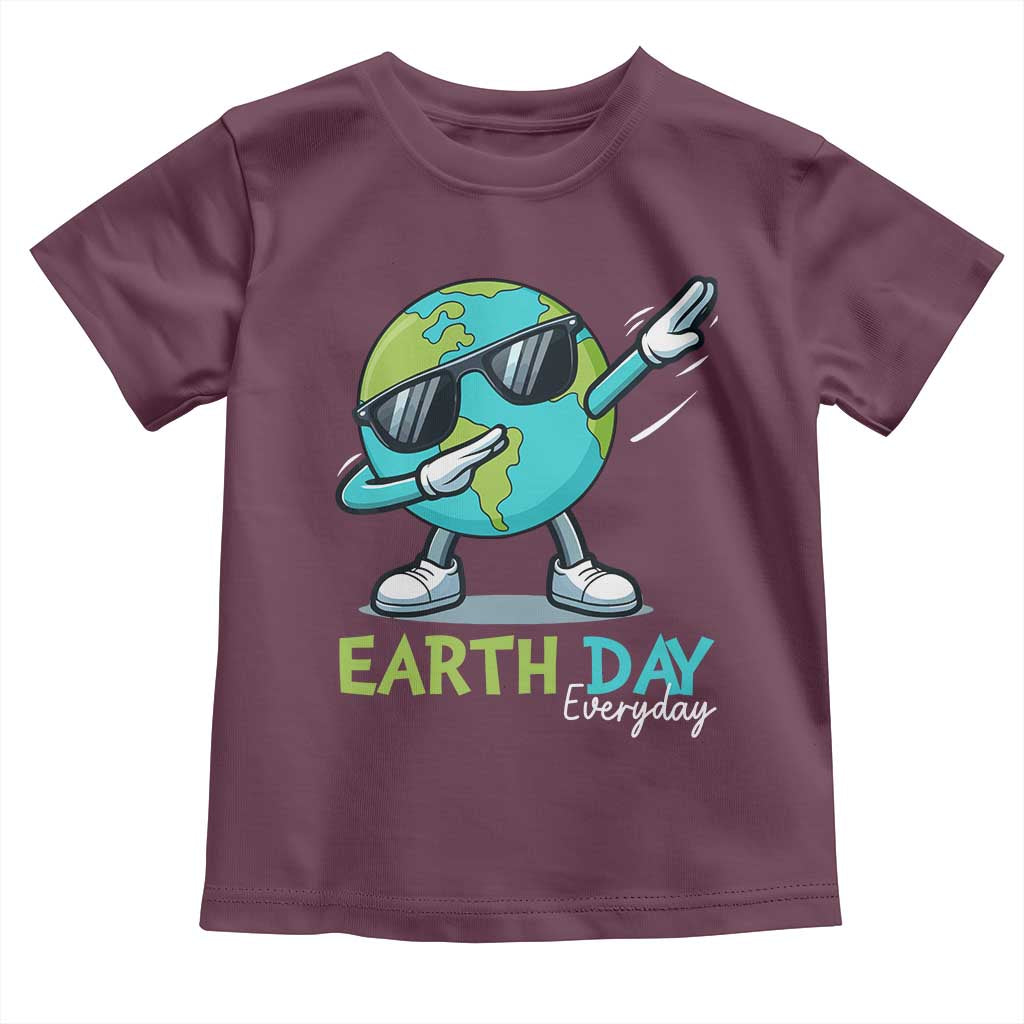 Dabbing Earth Day Toddler T Shirt Everyday Positive Vibes Nature Lover Gifts