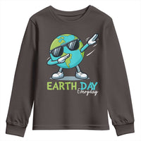 Dabbing Earth Day Youth Sweatshirt Everyday Positive Vibes Nature Lover Gifts