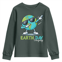 Dabbing Earth Day Youth Sweatshirt Everyday Positive Vibes Nature Lover Gifts