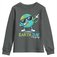 Dabbing Earth Day Youth Sweatshirt Everyday Positive Vibes Nature Lover Gifts