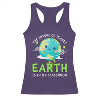 Earth Day Teachers Racerback Tank Top Funny Classroom