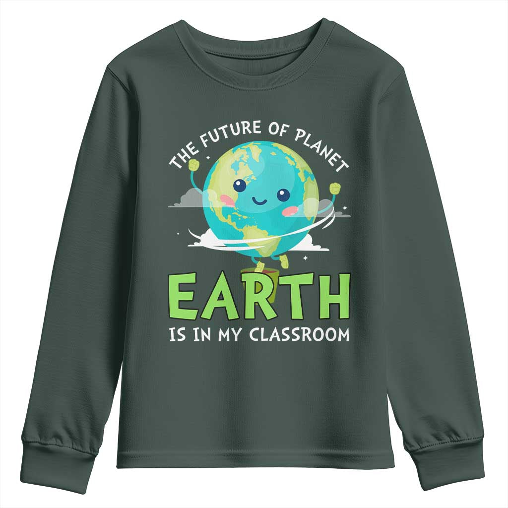 Earth Day Teachers Youth Sweatshirt Funny Classroom
