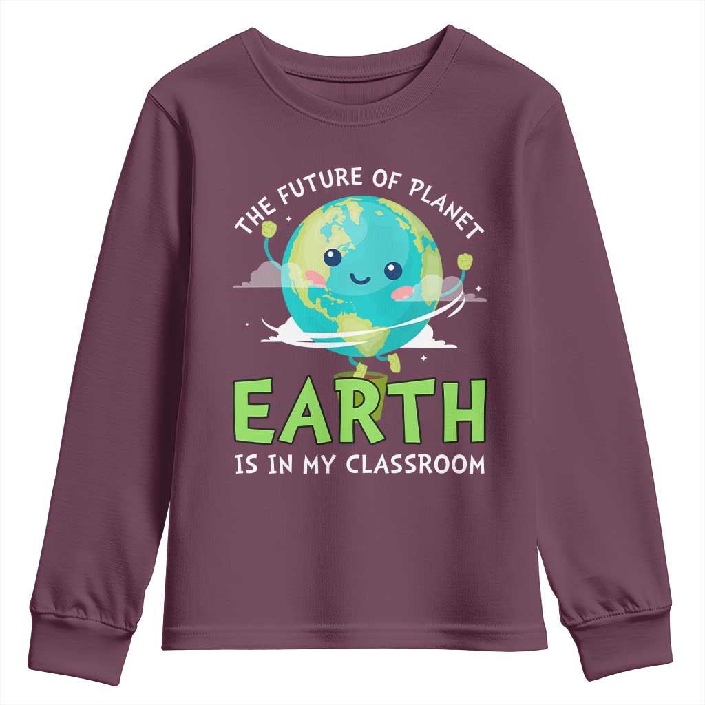 Earth Day Teachers Youth Sweatshirt Funny Classroom