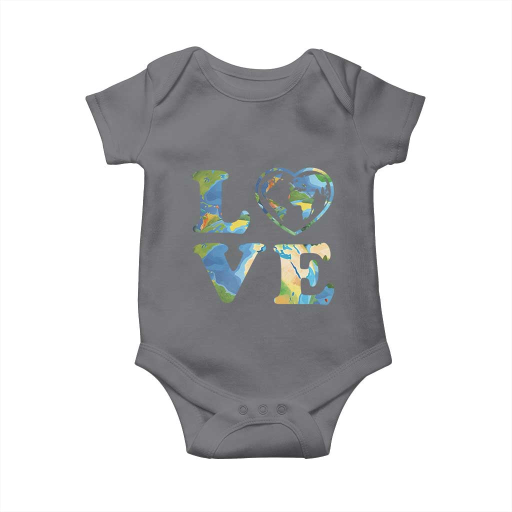 Earth Day Baby Onesie Heart Environmental Nature Recycling Lovers