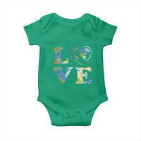 Earth Day Baby Onesie Heart Environmental Nature Recycling Lovers