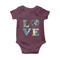Earth Day Baby Onesie Heart Environmental Nature Recycling Lovers