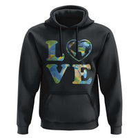 Earth Day Hoodie Heart Environmental Nature Recycling Lovers