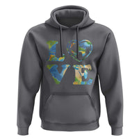 Earth Day Hoodie Heart Environmental Nature Recycling Lovers