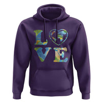Earth Day Hoodie Heart Environmental Nature Recycling Lovers