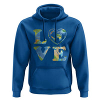 Earth Day Hoodie Heart Environmental Nature Recycling Lovers