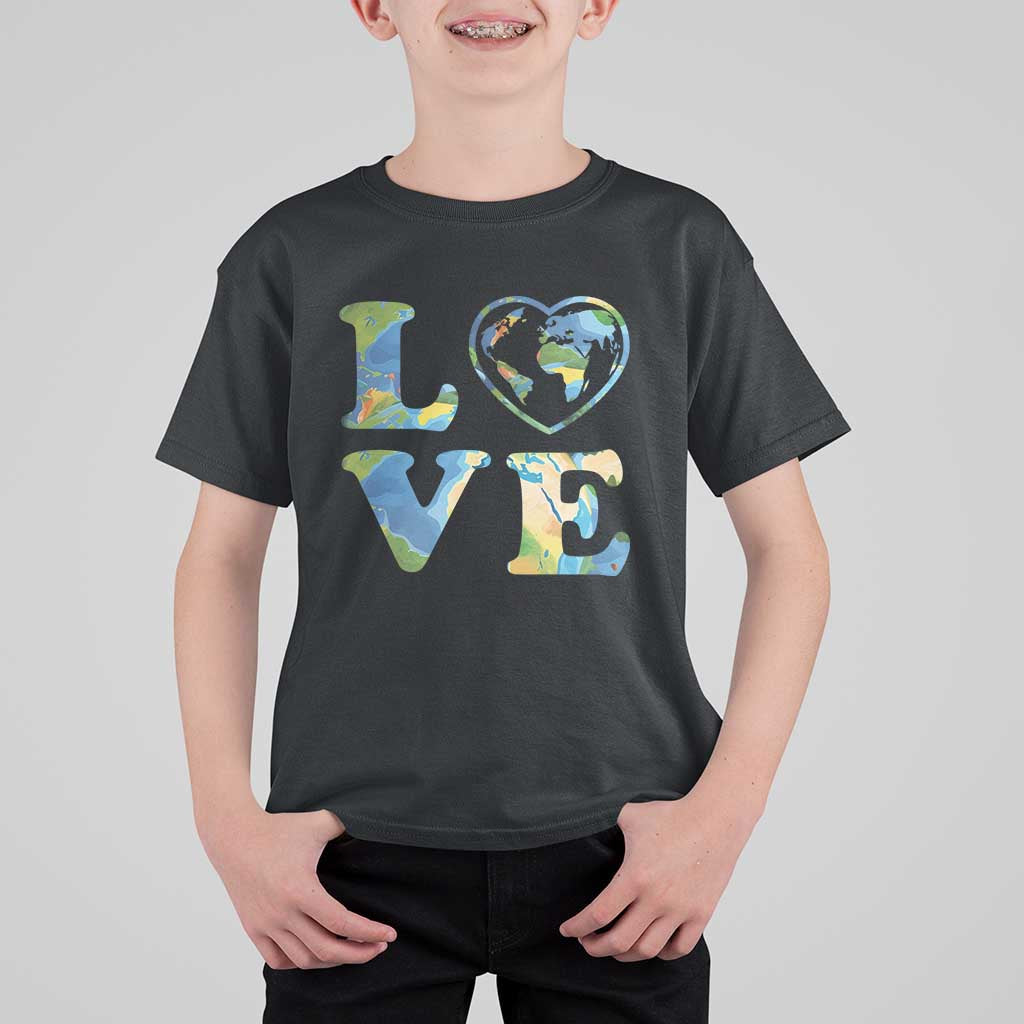 Earth Day T Shirt For Kid Heart Environmental Nature Recycling Lovers