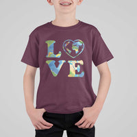 Earth Day T Shirt For Kid Heart Environmental Nature Recycling Lovers