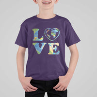 Earth Day T Shirt For Kid Heart Environmental Nature Recycling Lovers