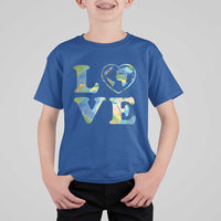 Earth Day T Shirt For Kid Heart Environmental Nature Recycling Lovers