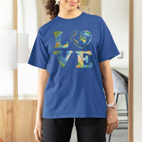 Earth Day T Shirt For Women Heart Environmental Nature Recycling Lovers