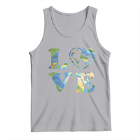 Earth Day Tank Top Heart Environmental Nature Recycling Lovers