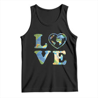 Earth Day Tank Top Heart Environmental Nature Recycling Lovers