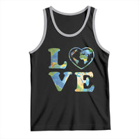 Earth Day Tank Top Heart Environmental Nature Recycling Lovers