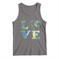 Earth Day Tank Top Heart Environmental Nature Recycling Lovers