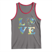 Earth Day Tank Top Heart Environmental Nature Recycling Lovers