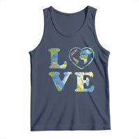Earth Day Tank Top Heart Environmental Nature Recycling Lovers
