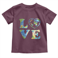 Earth Day Toddler T Shirt Heart Environmental Nature Recycling Lovers
